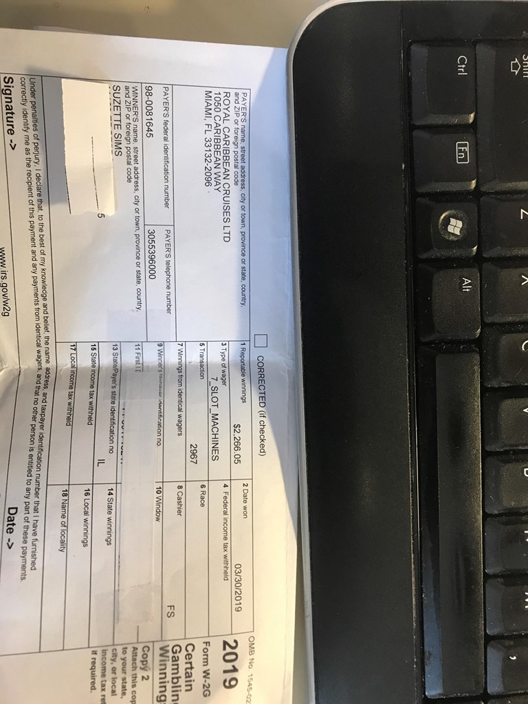 Won first night on symphony over $3000 Post Image