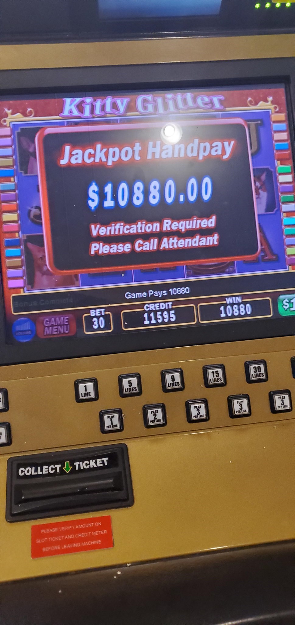 Kitty Glitter Slot Machine by WMS