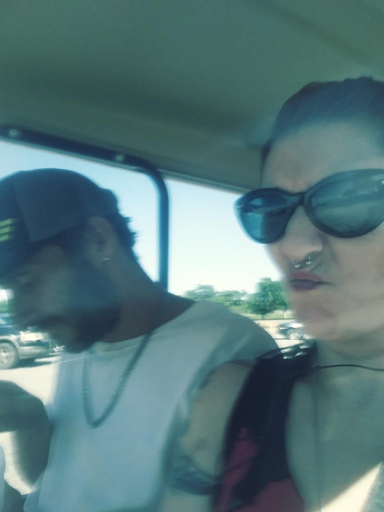 Gettin a ride back to the car on the casino's limo servic... Post Image