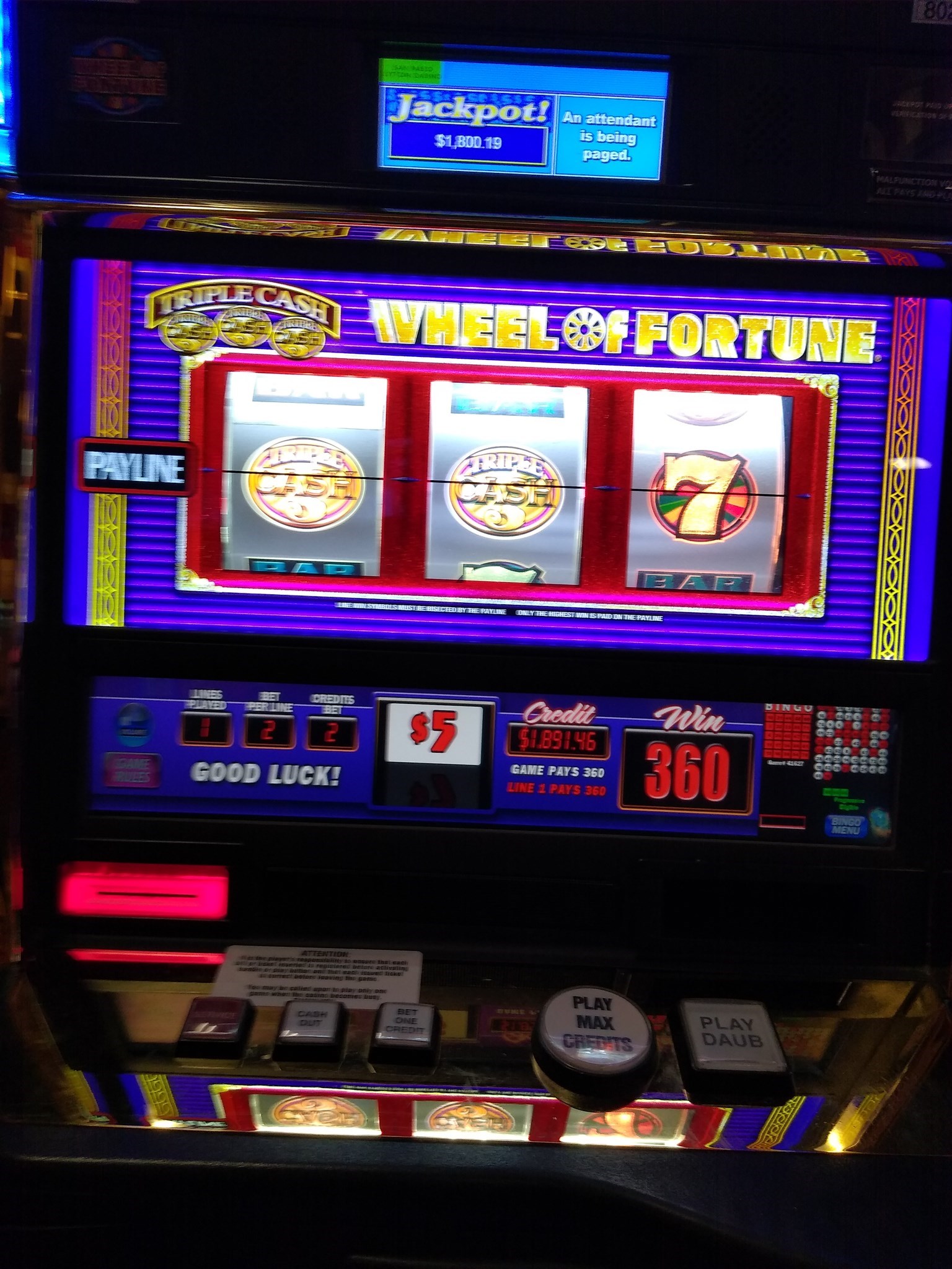 San Pablo Lytton Casino Slot Machines