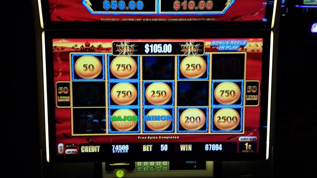 Hit another Lightning Link Major Jackpot Post Image
