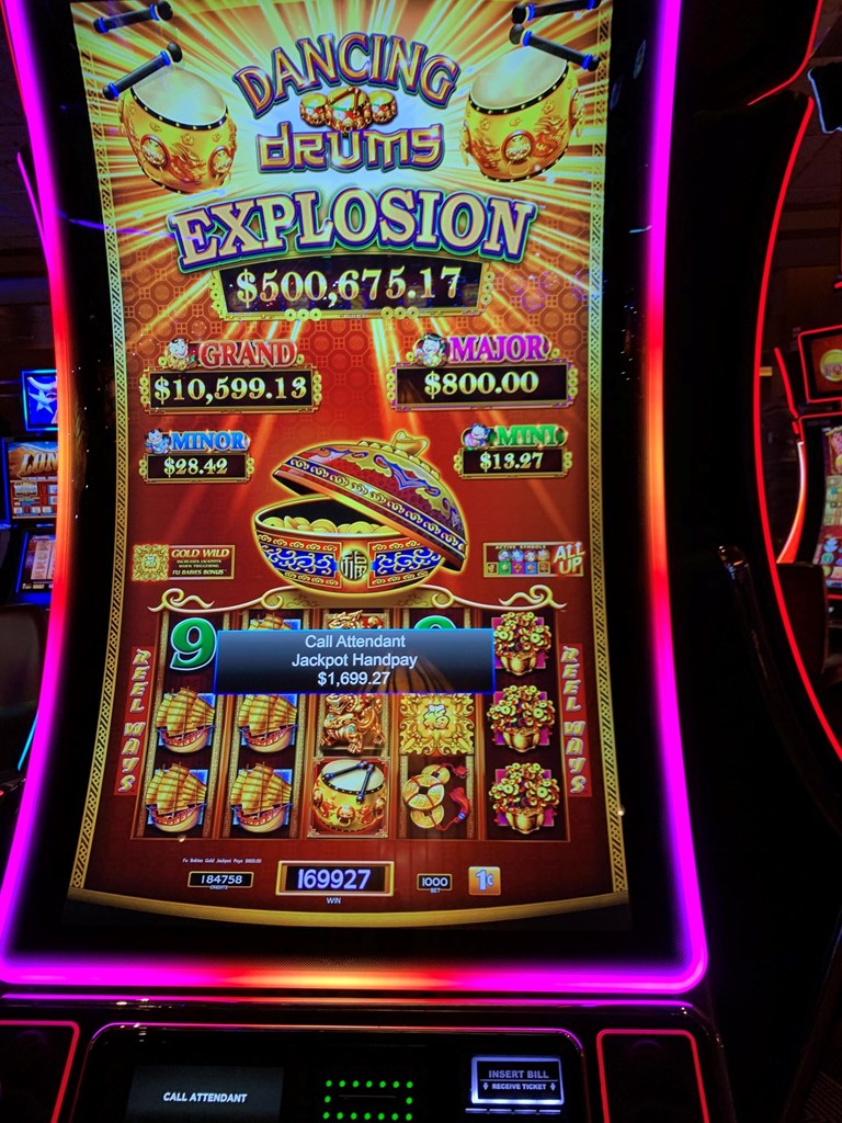 WOW!! I was chasing the drums at max bet and instead I go... Post Image