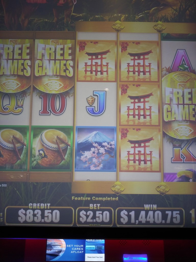 Samstown Casino
Robinsonville ,MS
Won 😊1400 Jack pot Post Image