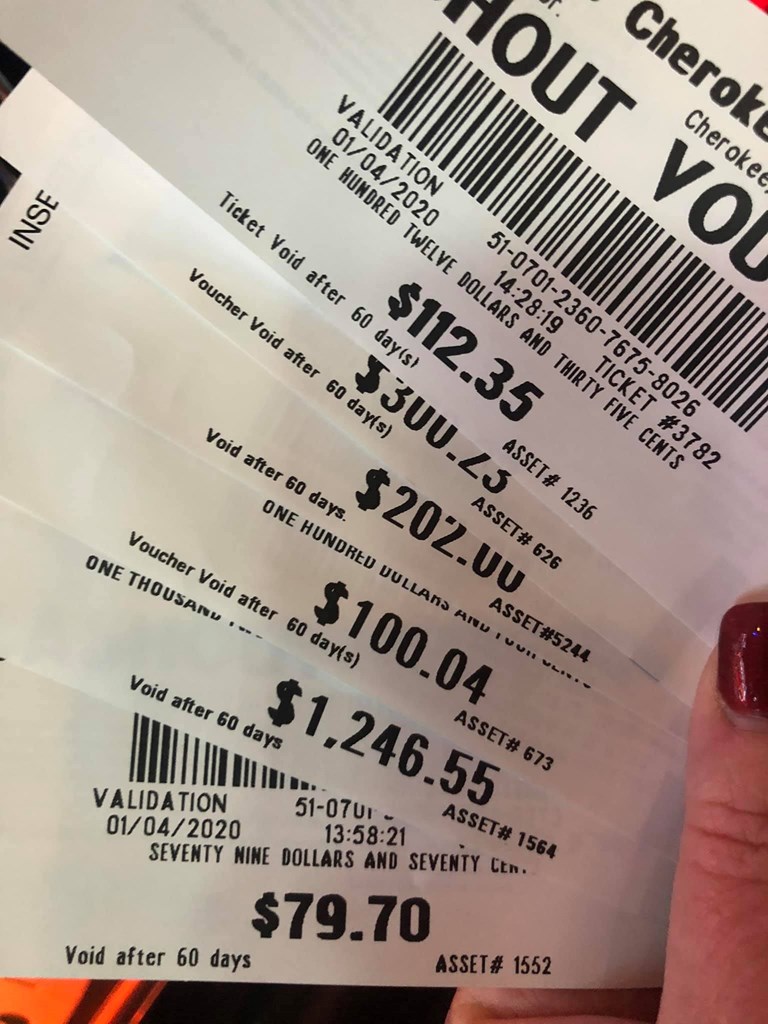 I went to Harrah's Cherokee this past weekend and WON!! W... Post Image