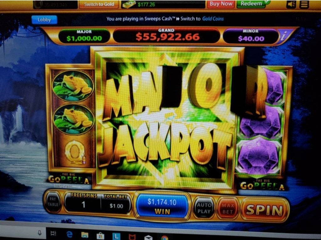 I won $1000.00 twice on chumba online casino... GOREELA $... Post Image