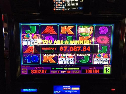 #SuperJackpotWheel at SaltCreek rolled up with a $7,087.8... Post Image