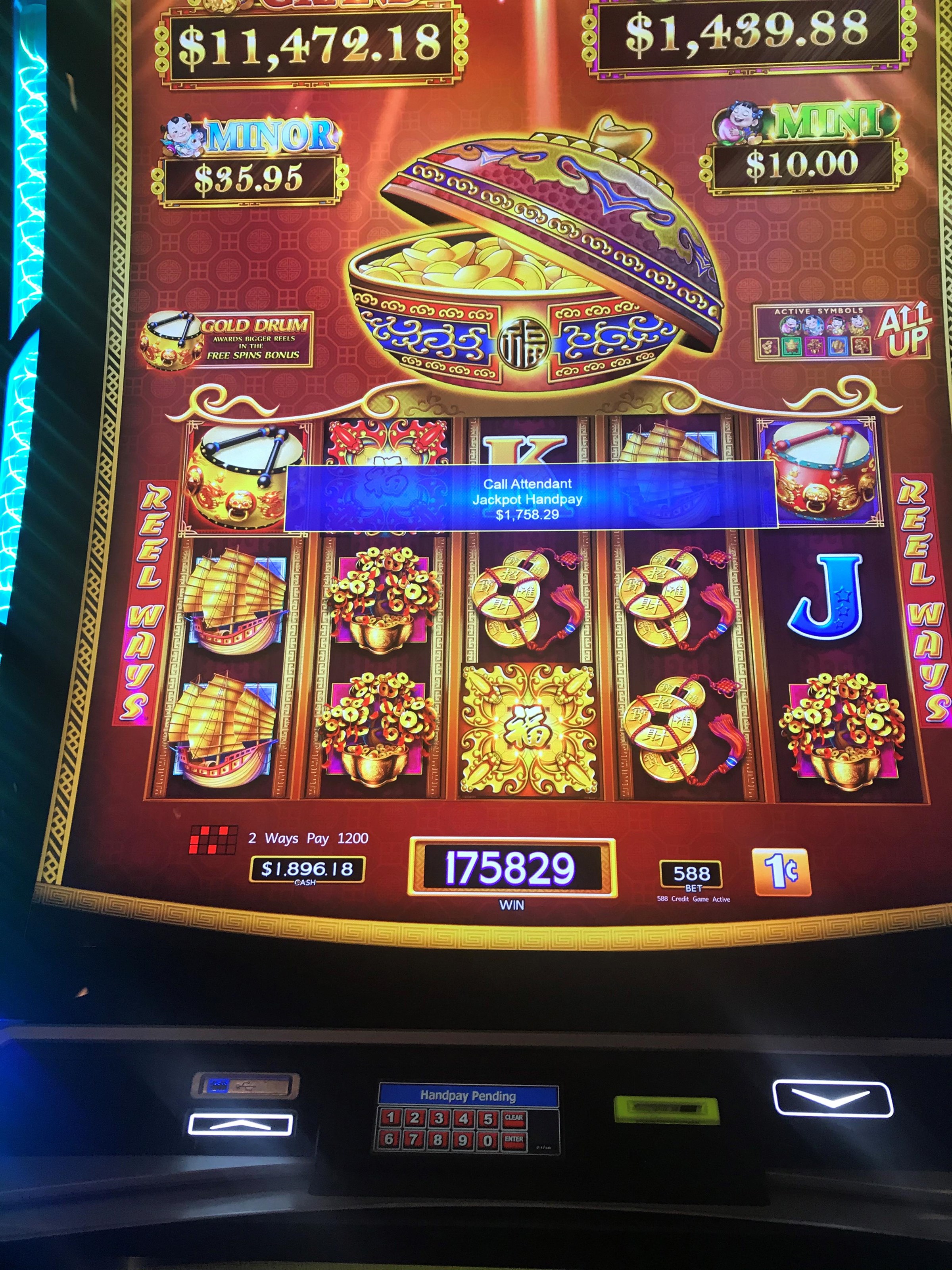 Aria slot machine winners