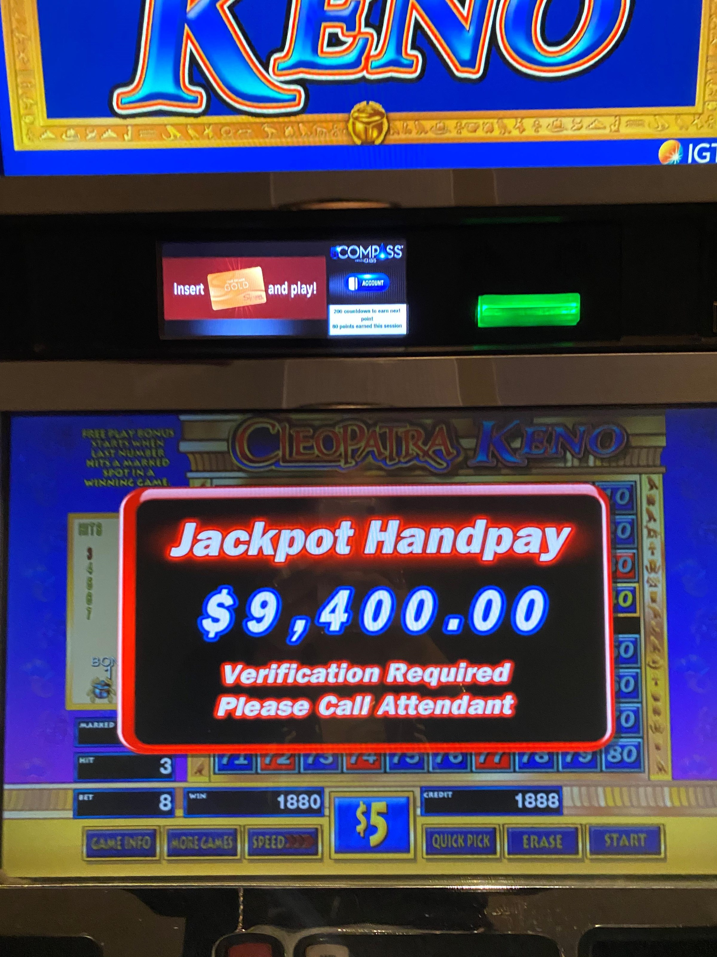 Overall I stayed at Sycuan for 5 days and won 20 Jackpots... Post Image
