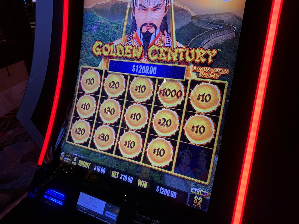 $1,200 Hit on Dragon Link Golden Century at the Cosmopoli... Post Image
