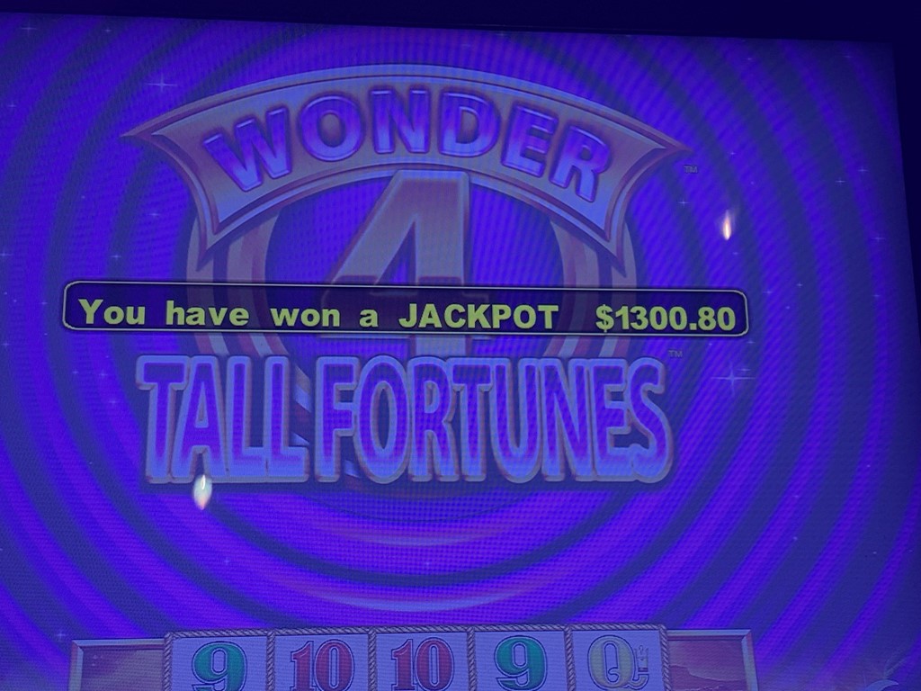 Hit 3 jackpots and some nice cash on blackjack. We were ... Post Image