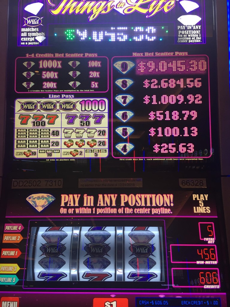 Been watching the 9 diamond jackpot on this machine grow ... Post Image
